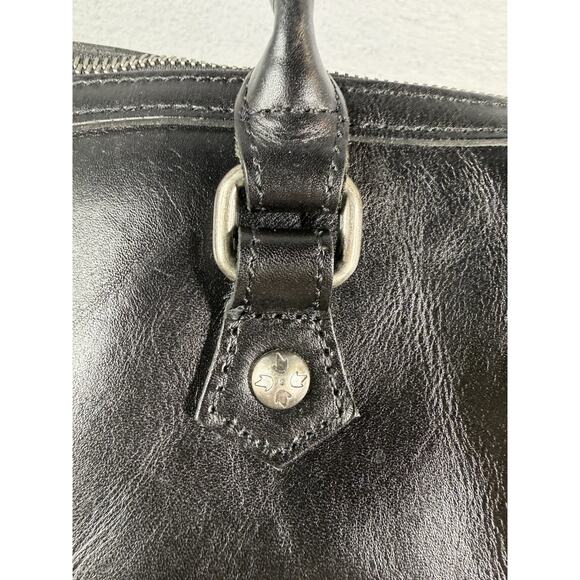 Patricia Nash Skye Satchel Leather Purse Crossbody Handbag Black Large - Picture 2 of 12